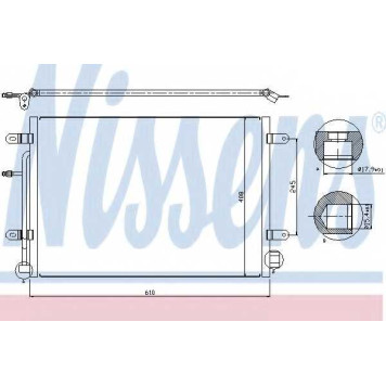 Конденсатор кондиционера NISSENS 94851