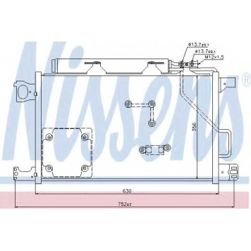 Конденсатор кондиционера NISSENS 94857