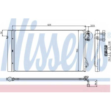 Конденсатор кондиционера NISSENS 94873