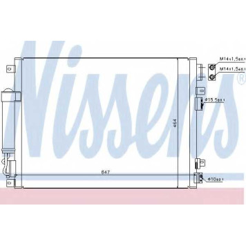Конденсатор кондиционера NISSENS 94874
