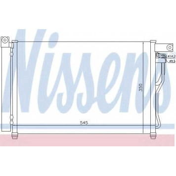 Конденсатор кондиционера NISSENS 94895