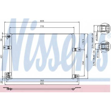 Конденсатор кондиционера NISSENS 94912