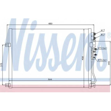 Конденсатор кондиционера NISSENS 94931