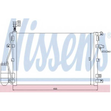 Конденсатор кондиционера NISSENS 94937