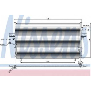 Конденсатор кондиционера NISSENS 94946
