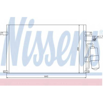Конденсатор кондиционера NISSENS 94978