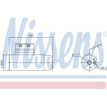 Осушитель кондиционера NISSENS 95124