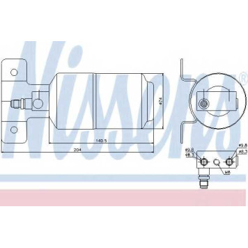 Осушитель кондиционера NISSENS 95169