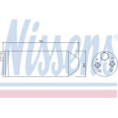 Осушитель кондиционера NISSENS 95256