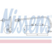 Осушитель кондиционера NISSENS 95339
