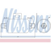 Осушитель кондиционера NISSENS 95343