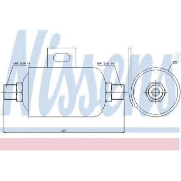 Осушитель кондиционера NISSENS 95343