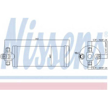 Осушитель кондиционера NISSENS 95344