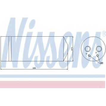 Осушитель кондиционера NISSENS 95352