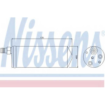 Осушитель кондиционера NISSENS 95363