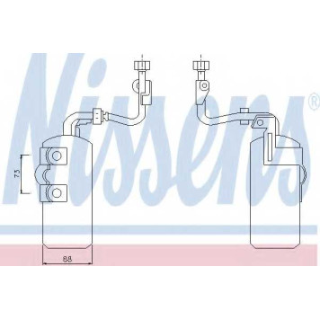 Осушитель кондиционера NISSENS 95384