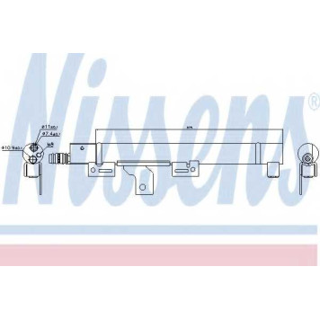 Осушитель кондиционера NISSENS 95492
