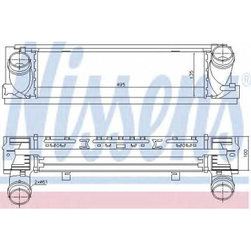Интеркулер NISSENS 96450