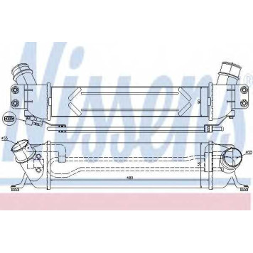 Интеркулер NISSENS 96458