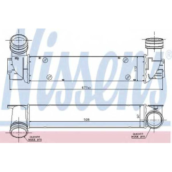 Интеркулер NISSENS 96551