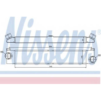 Интеркулер NISSENS 96623