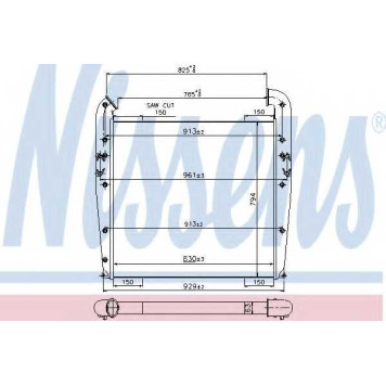 Интеркулер NISSENS 96960