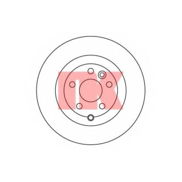 Тормозной диск NK 204033