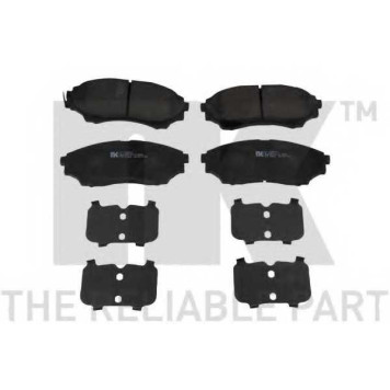 Колодки тормозные дисковые для FORD RANGER(EQ,ER,ES,ET) / MAZDA B-SERIE(UN), BT-50(CD,UN) <b>NK 222574</b>