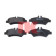 Колодки тормозные дисковые для MERCEDES SPRINTER(906) / VW CRAFTER(2E#,2F#) <b>NK 223363</b>