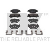 Колодки тормозные дисковые для HYUNDAI ELANTRA(MD,UD), i30 CW(GD), i30(GD), VELOSTER(FS) / KIA CEED(JD), CEE`D(JD), PRO CEE?D(JD) <b>NK 223443</b>