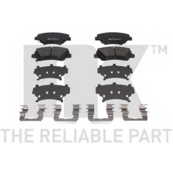 Колодки тормозные дисковые для HYUNDAI ELANTRA(MD,UD), i30 CW(GD), i30(GD), VELOSTER(FS) / KIA CEED(JD), CEE`D(JD), PRO CEE?D(JD) <b>NK 223443</b>