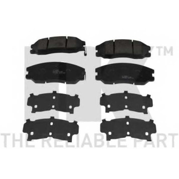 Колодки тормозные дисковые для CHEVROLET CAPTIVA(C100,C140), EQUINOX / OPEL ANTARA <b>NK 223638</b>