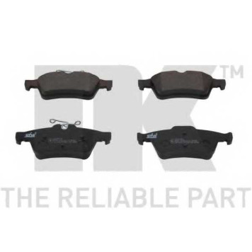 Колодки тормозные дисковые для FORD FOCUS, KUGA, TRANSIT CONNECT / MAZDA 3, 5 / OPEL VECTRA / PEUGEOT 508 / RENAULT LAGUNA / SAAB 9-3, 9-3X / VOLVO C70 <b>NK 223753</b>