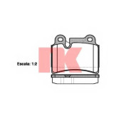Колодки тормозные дисковые для VW TOUAREG(7L6,7L7,7LA) <b>NK 224793</b>