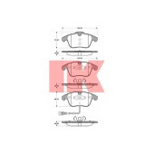 Колодки тормозные дисковые для AUDI Q3(8U) / VW SHARAN(7N1,7N2), TIGUAN(5N#) <b>NK 224795</b>