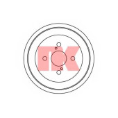 Тормозной барабан NK 254523