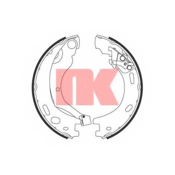 Комплект колодок стояночной тормозной системы NK 2712769