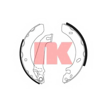 Комплект тормозных колодок для FORD ESCORT(AAL,ABL,ALL,AVL,GAL), ORION(GAL) <b>NK 2725536</b>