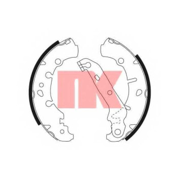 Комплект тормозных колодок для FORD FIESTA(J3#, J5#, JA#, JB#, JD#, JH#, JV#), FUSION(JU#), KA(RB#), PUMA(EC#), STREET KA(RL2) / MAZDA 2(DY) <b>NK 2725673</b>