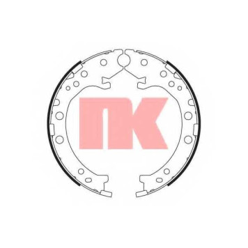 Комплект тормозных колодок для HONDA CR(RD#,RE) <b>NK 2726803</b>
