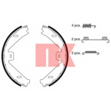 Комплект колодок стояночной тормозной системы NK 2733802