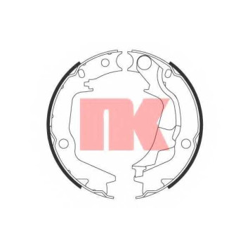 Комплект колодок стояночной тормозной системы NK 2734793
