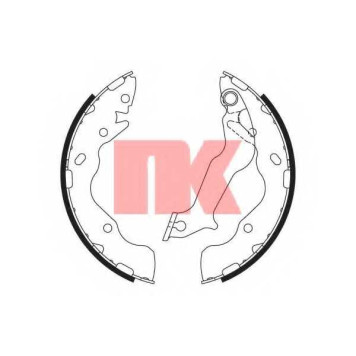 Комплект тормозных колодок для KIA SOUL(AM) <b>NK 2735820</b>