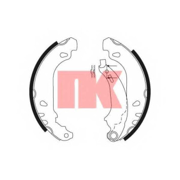 Комплект тормозных колодок для RENAULT CLIO(BB0/1/2#, CB0/1/2#, SB0/1/2#), LOGAN(LS#), SANDERO/STEPWAY, THALIA(LB0/1/2#, LU1/2#) <b>NK 2739637</b>