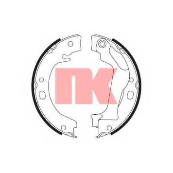Комплект колодок стояночной тормозной системы NK 2745748
