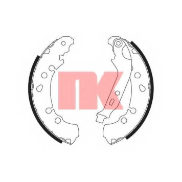 Комплект тормозных колодок для TOYOTA YARIS(KSP13#, KSP9#, NCP13#, NCP9#, NHP13#, NLP13#, NSP13#, NSP9#, SCP9#, ZSP9#) <b>NK 2745781</b>