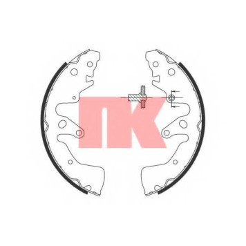 Комплект тормозных колодок для SUZUKI GRAND VITARA(JT) <b>NK 2752783</b>