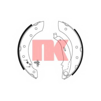 Комплект тормозных колодок для CITROEN SAXO, XSARA, ZX / PEUGEOT 106, 206, 306 / RENAULT CLIO, LAGUNA, LOGAN, THALIA, TWINGO / TOYOTA AVENSIS <b>NK 2799572</b>