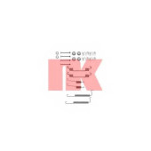 Комплектующие тормозной колодки NK 7936710