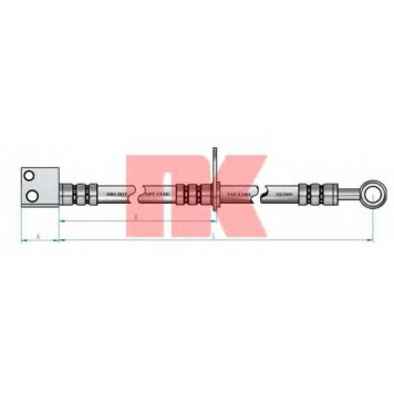 Тормозной шланг NK 852670-1